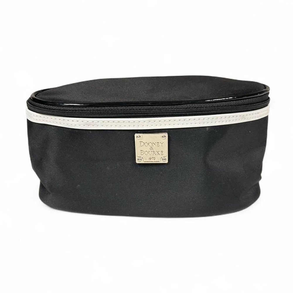 NWOT designer Black Cosmetic Bag